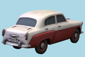 Beetle Car Moskvitch Car-2